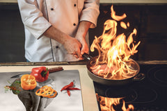 Tabla de cortar de vidrio templado 60D01: Elefante 1