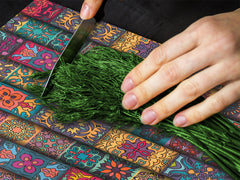 Chopping Board - Induction Cooktop Cover D14 Patterns and Mandalas Series: Tiles 4