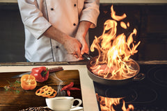 Tabla de cortar decorativa de cristal templado y cubre vitro D05 Serie Café: Café 68