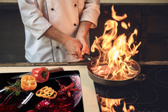 Chopping Board - Induction Cooktop Cover D04 Drinks Series: Wine 14