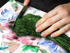 Tempered GLASS Cutting Board – Worktop saver D15 Drawings Series: Flower 25