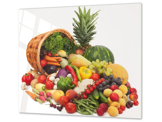KITCHEN BOARD & Induction Cooktop Cover D07 Fruits and vegetables: Vegetable
