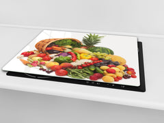 KITCHEN BOARD & Induction Cooktop Cover D07 Fruits and vegetables: Vegetable