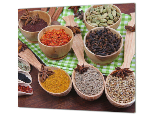Glass Kitchen Board 60D03A: Spices 1