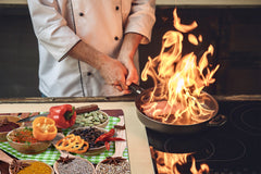 Glass Kitchen Board 60D03A: Spices 1