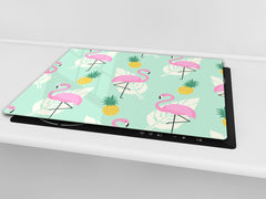 Tempered GLASS Cutting Board – Worktop saver D15 Drawings Series: Pelican