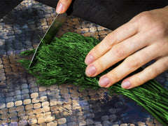 Cubre vitro resistente a golpes y arañazos - Tabla de cortar de vidrio templado - Encimera de trabajo D14 Diseños y mandalas: Textura 154