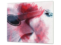 Glass stove top 60D19: Guitar