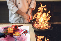 Glass stove top 60D19: Guitar