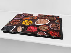 Glass Kitchen Board 60D03A: Spices. 5