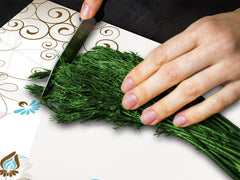 Glass Cutting Board and Worktop Saver D06 Flowers Series: Abstract art 9