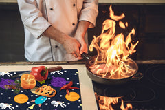 Tempered GLASS Cutting Board – Worktop saver D15 Drawings Series: Cosmos 5