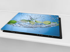 KITCHEN BOARD & Induction Cooktop Cover D07 Fruits and vegetables: Lime 49