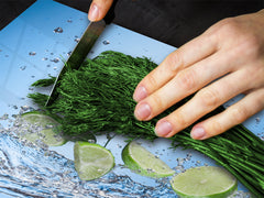 KITCHEN BOARD & Induction Cooktop Cover D07 Fruits and vegetables: Lime 49