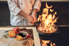 KITCHEN BOARD & Induction Cooktop Cover D05 Coffee Series: Coffee 130