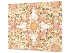Chopping Board - Induction Cooktop Cover D14 Patterns and Mandalas Series: Moroccan 3
