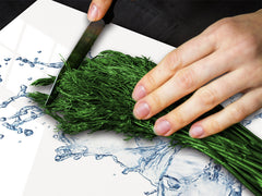 CUTTING BOARD and Cooktop Cover - Impact & Shatter Resistant Glass D02 Water Series: Water 17