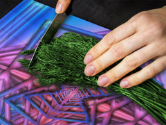 Planche à découper en verre trempé D01 Série Abstract: Mosaïque 1