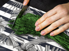 Chopping Board - Induction Cooktop Cover D14 Patterns and Mandalas Series: Gray 1