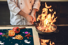 Tempered GLASS Cutting Board – Worktop saver D15 Drawings Series: Cosmos 2