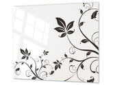 Planche à découper en verre – Couvre-plaques de cuisson D06 Série Fleurs: Fleur 5