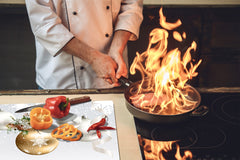 Couvre-plaques de cuisson en VERRE trempé; D20 Série de Noël Boules de noel dans la neige