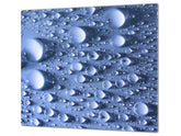 Tempered GLASS Cutting Board 60D10: Water drops 1