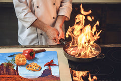 Arbeitsplattenschoner und Nudelbrett 60D08: Felsformationen