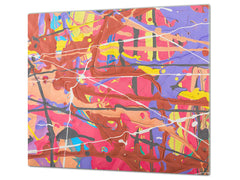 Glass Kitchen Board 60D20: Colorful spots 2