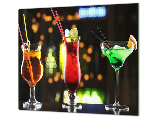 Glass Countertop 60D11: Colorful drinks 1