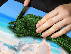 Worktop saver and Pastry Board 60D08: Shells on the beach 1