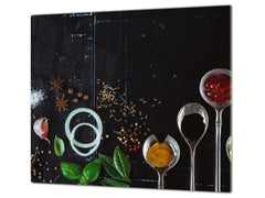 Glass Kitchen Board 60D03A: Italian spices 1