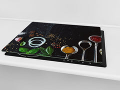 Glass Kitchen Board 60D03A: Italian spices 1