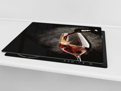 Induction Cooktop Cover 60D04: Red wine 2