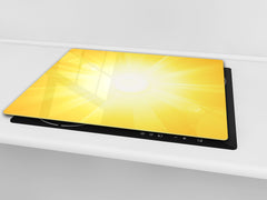 Tempered GLASS Cutting Board D01 Abstract Series: Texture 4