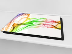 Tabla de cortar de CRISTAL templado D01 Serie abstracta: Arte abstracto 14