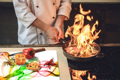 Tabla de cortar de CRISTAL templado D01 Serie abstracta: Arte abstracto 14