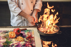 Induktionskochfeldabdeckung 60D06A: Blumen 1