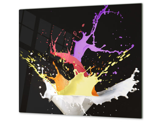 Tempered GLASS Kitchen Board D09 Other: Water Drops 2