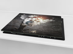 Glass stove top 60D19: Head in the clouds