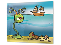 Tempered GLASS Kitchen Board D16 Blurby World: A toll