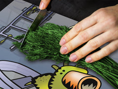 Tempered GLASS Kitchen Board D16 Blurby World: Punt