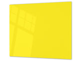 Tempered GLASS Kitchen Board D18 Series of colors: A Mellow Yellow