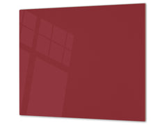 Tempered GLASS Kitchen Board D18 Series of colors: Burgundy