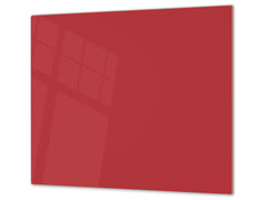 Tempered GLASS Kitchen Board D18 Series of colors: Dark Red