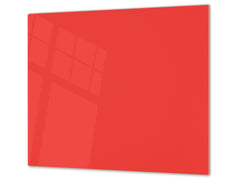 Tempered GLASS Kitchen Board D18 Series of colors: Bright Red