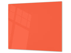 Tempered GLASS Kitchen Board D18 Series of colors: Orange