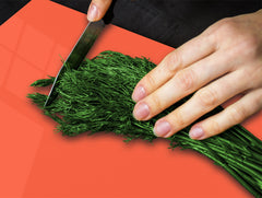 Tempered GLASS Kitchen Board D18 Series of colors: Orange