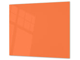 Tempered GLASS Kitchen Board D18 Series of colors: Pastel Orange