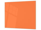 Tempered GLASS Kitchen Board D18 Series of colors: Bright Orange